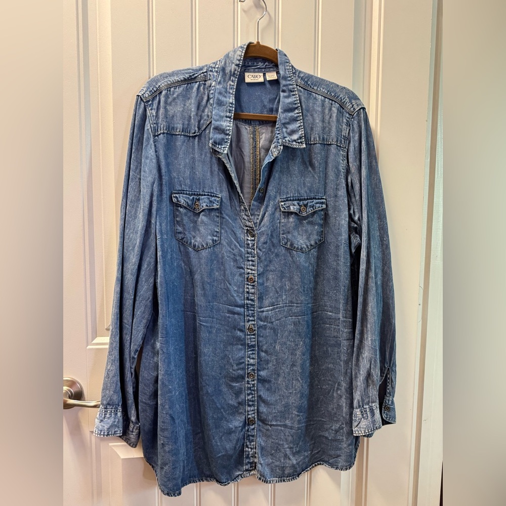 Cato Light Blue Denim Shirt